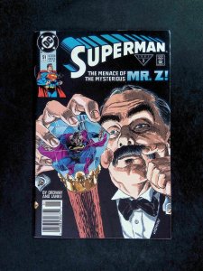 Superman #51 (2ND SERIES) DC Comics 1991 VF+ NEWSSTAND