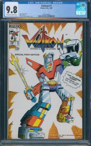 Voltron Defender of the Universe #1  Modern Pub. 1985 CGC 9.8 1st Appearance