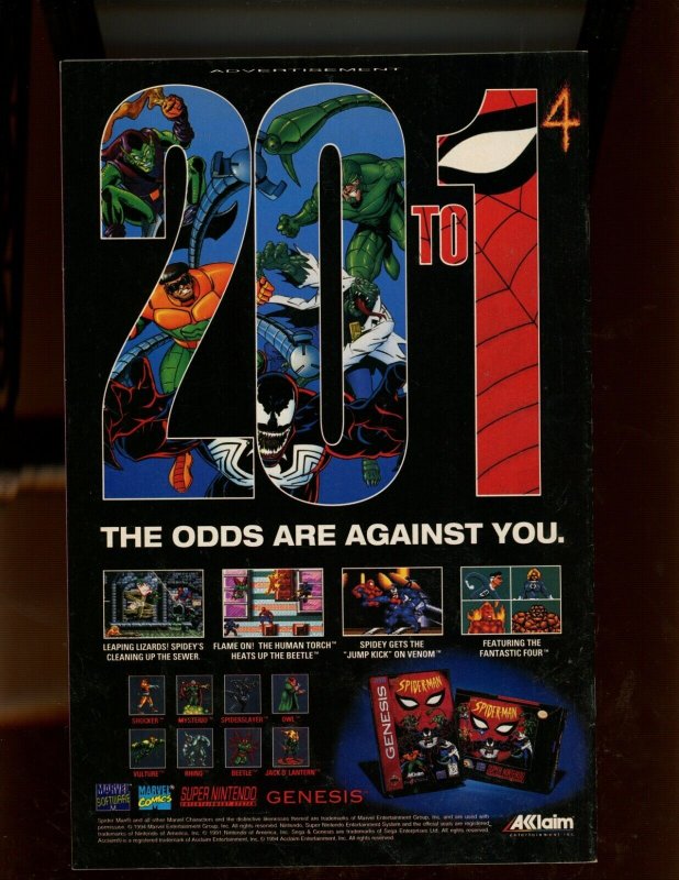 Avenger #384 - Thomas Palmer Sr. Cover Art. (9.2) 1995