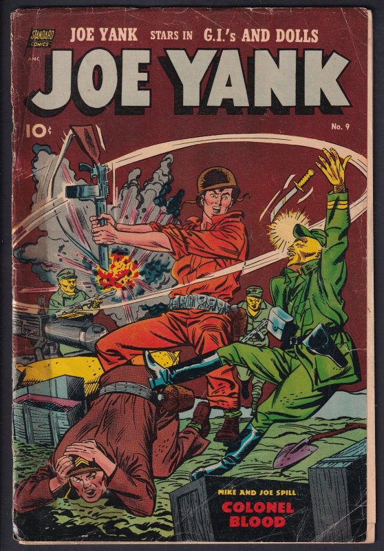 Joe Yank 9 (1952) FR Golden Age Standard comic