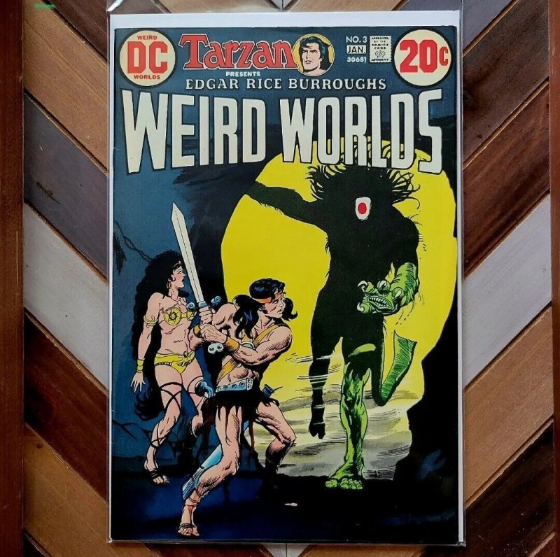 WEIRD WORLDS #1-10 VF+ (DC 1972) COMPLETE SERIES! TARZAN, JOHN CARTER, IRON WOLF