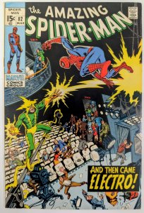 The Amazing Spider-Man #82 (1970) VG+ Cond centerfold detached bottom staple