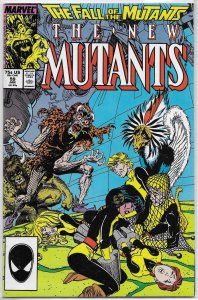 New Mutants   vol. 1   # 59 VF (Fall of the Mutants)