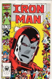 Iron Man #212 (1986) Iron Man [Key Issue]