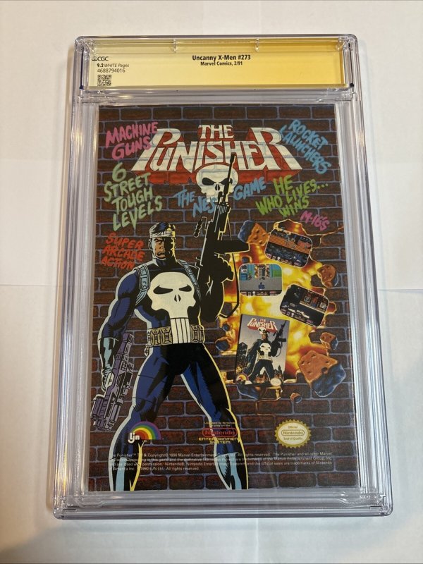 Uncanny X-Men (1991) #273  (CGC 9.2 SS) Signed Jim Lee Scott Williams Claremont