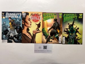 4 Indie Comics Harbinger # 1 + Half Past Danger # 6 + Green Hornet # 3 4 83 JS46