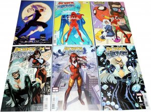 Jackpot Black Cat #1 Complete Variant Covers ABCDEF Comic Lot, Felicia Mary Jane