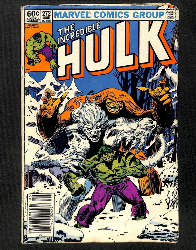 Incredible Hulk (1968) #272  2nd Rocket Raccoon! Marvel Comics