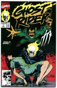 GHOST RIDER #7, VF/NM Johnny Blaze,  ScareCrow, Blackout, Mark Texeira 1990 1991