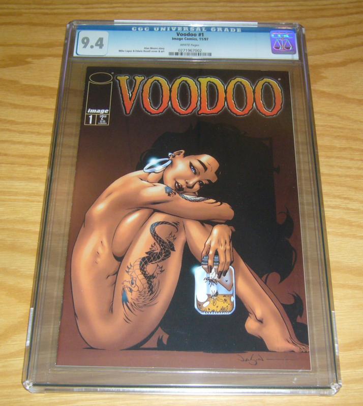 Voodoo #1 CGC 9.4 jason pearson variant - written by alan moore - image comics