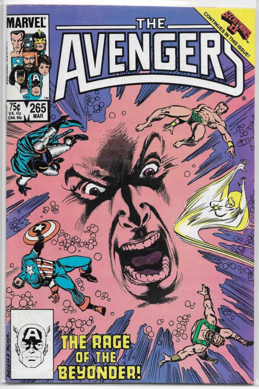 Avengers   vol. 1   #265 VG (Secret Wars II) Stern/Buscema/Palmer