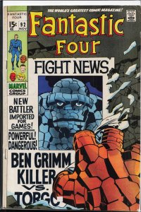 Fantastic Four #92 (1969) Fantastic Four
