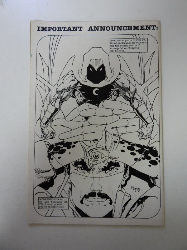 Moon Knight #35 (1984) FN/VF condition