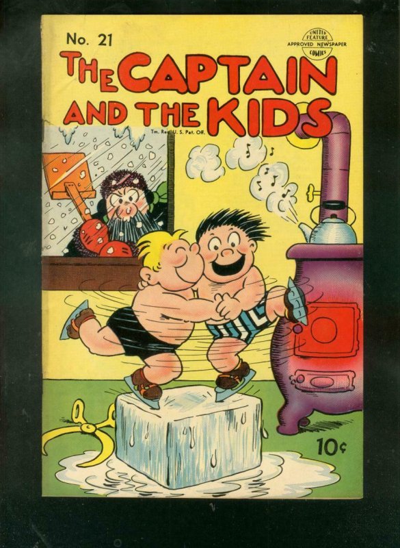 CAPTAIN AND THE KIDS #21 1951-KATZENJAMMER KIDS-R DIRKS VG