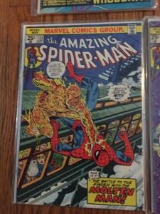 Fun Spiderman Comic Lot! Appearances By Cyclone, Molten Man, Scorpion.