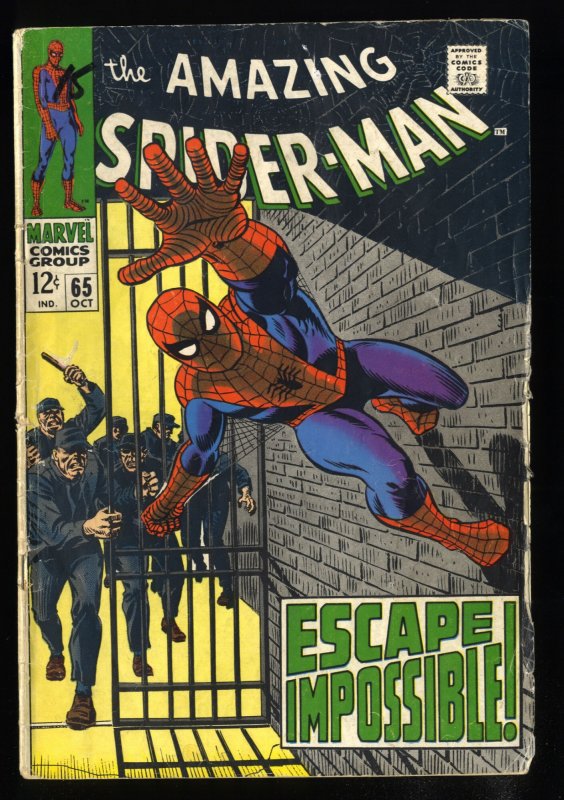 Amazing Spider-Man #65 GD/VG 3.0