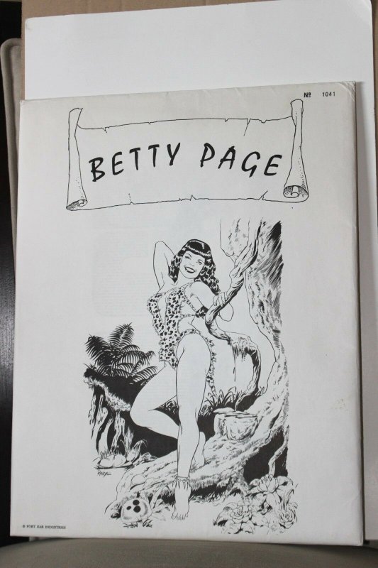 BETTY PAGE Art Portfolio (8 Prints) #1041 ~ WH