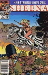 Sheena #2 (Newsstand) VG ; Marvel | low grade comic Movie Adaptation