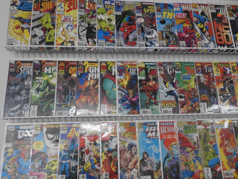 Huge Lot 140+ W/ What If?, Spiderman, What If?+ Avg VF Condition