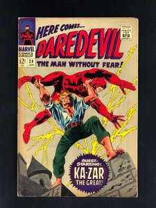 Daredevil #24 (1967) VG/FN Guest-Starring Ka-Zar the Great!
