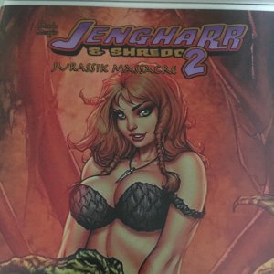 2022 Jengharr and Shredd #2 - Jurassik Massacre Signed by Ale Garza