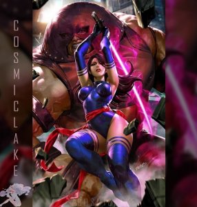 X-MEN #1 DERRICK CHEW EXPO VIRGIN PSYLOCKE VARIANT LE 400 PREORDER 8/20 ☪