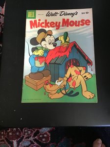 Mickey Mouse #65 (1959) Dog house painter cover! High-grade! VF/NM Boca CERT!