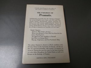1968 The Parables of PEANUTS Robert L Short 1st SC FVF Harper & Row