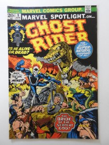 Marvel Spotlight #9 (1973) Early Johnny Blaze Ghost Rider!! Sharp Fine/VF!!