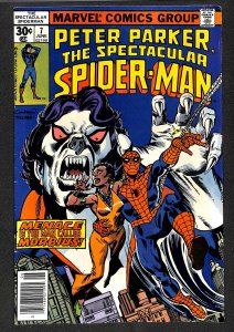 Spectacular Spider-Man #7 FN+ 6.5 Early Morbius cover! Marvel Comics Spiderman