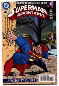 SUPERMAN ADVENTURES #4-FIRST APPEARANCE OF LIVEWIRE-1997!! 