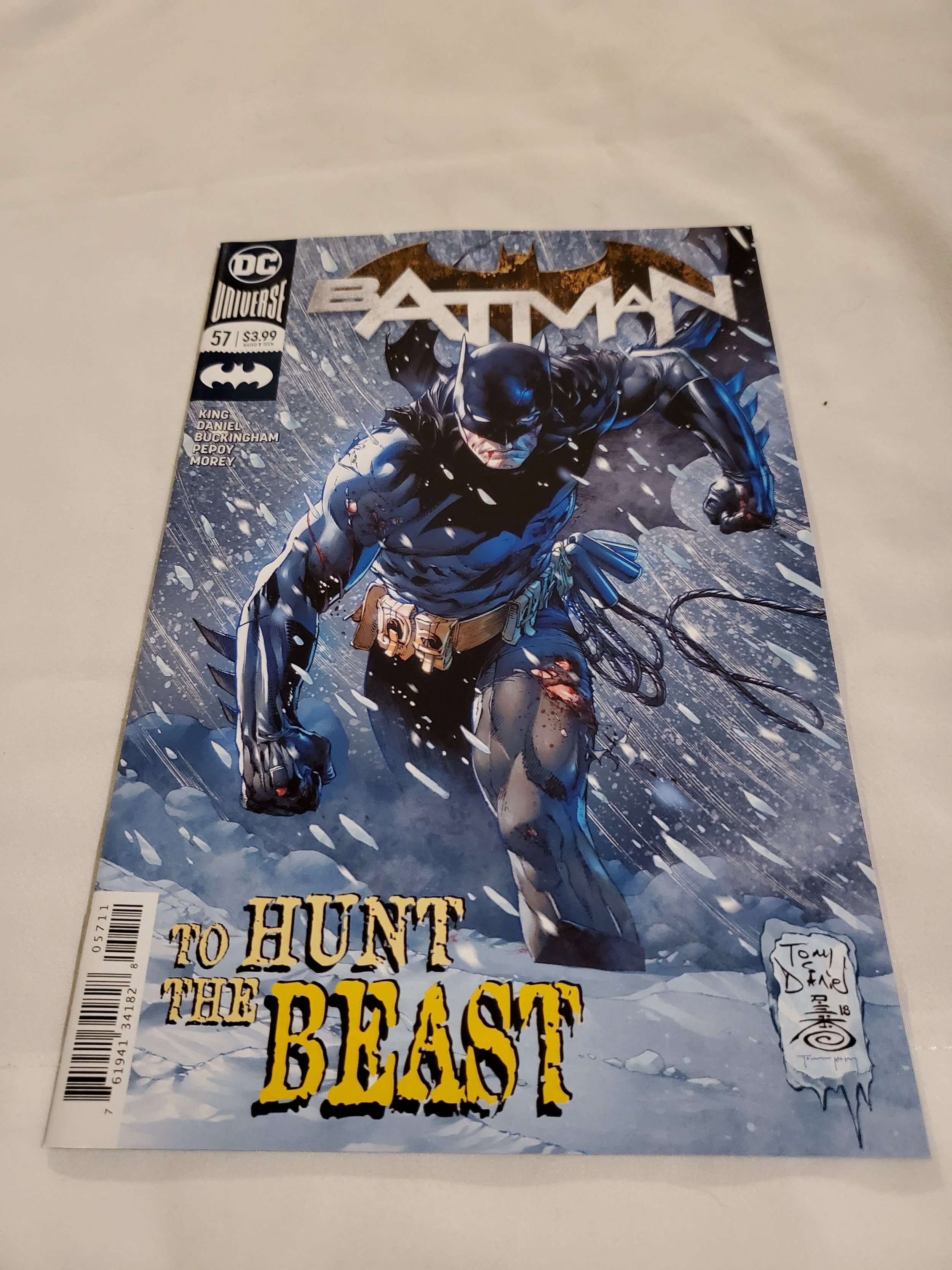 Batman 57 Near Mint Cover by Tony S. Daniel | Comic Books - Modern Age, DC  Comics, Batman, Superhero / HipComic