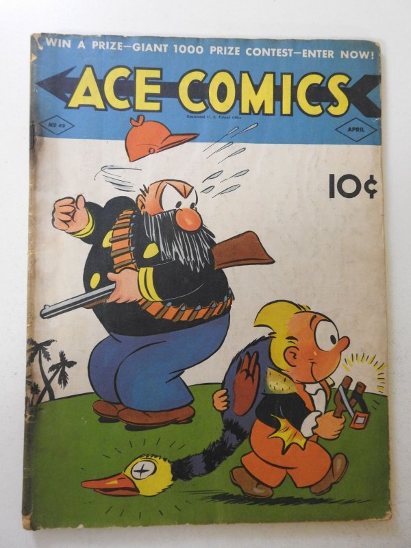 Ace Comics #49 (1941) GD- Condition see desc