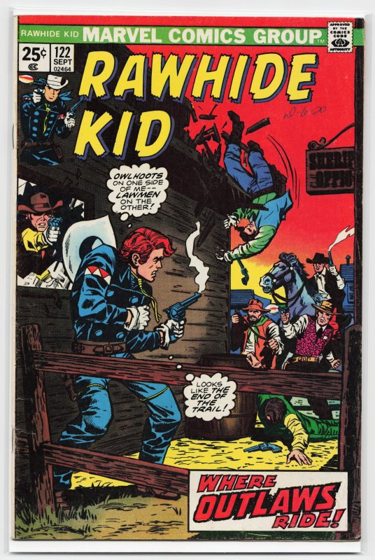 The Rawhide Kid #122 (1974) Rawhide Kid