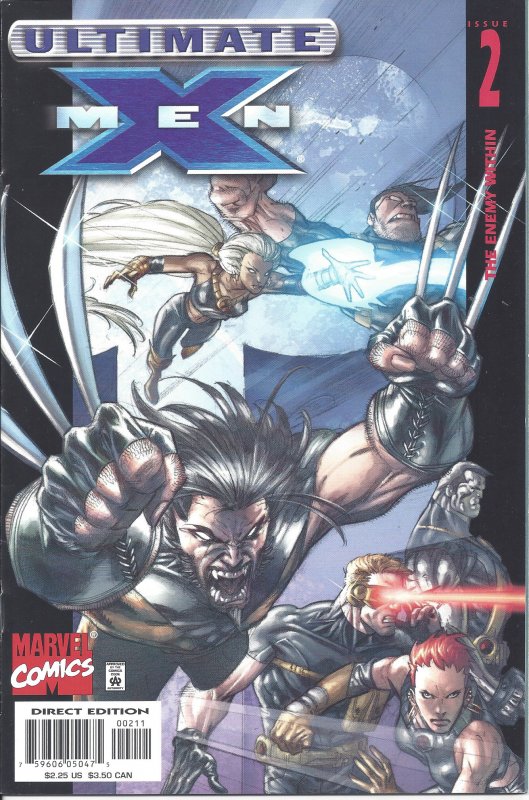 Ultimate X-Men #2 (3-2001) - The Enemy Within - Wolverine - Near Mint