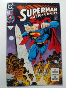 Superman in Action Comics #679 VF+ 1992 DC Comics C70A