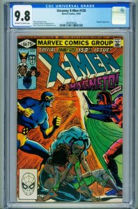 X-MEN #150 CGC 9.8 comic book MAGNETO 1981-MARVEL-3860858004