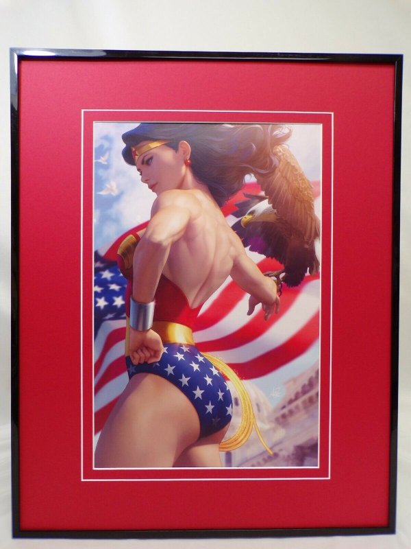 Wonder Woman #750 Framed 16x20 Poster Display DC Comics Artgerm GGA