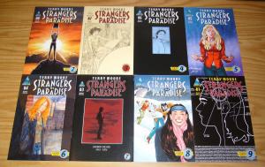 Strangers in Paradise #1-90 VF/NM complete series + sourcebook + lyrics & poems