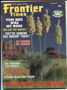 Frontier Times Magazine July 1969 - Tom Mix Circus