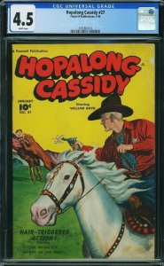 Hopalong Cassidy #27 (1949) CGC 4.5 VG+