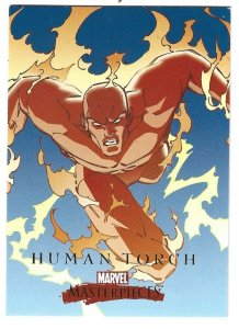 2008 Marvel Masterpieces #35 Human Torch