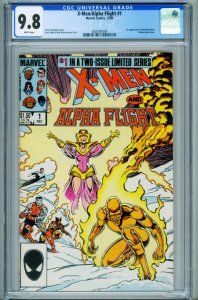 X-MEN/ALPHA FLIGHT #1 CGC 9.8 -- 1985-MARVEL -- comic book -- 1st Berserkers