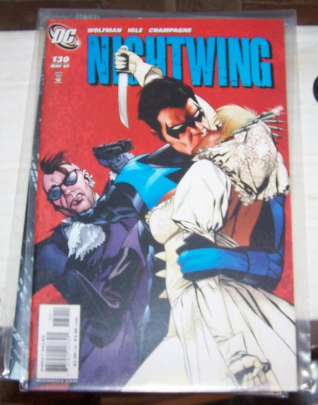  NIGHTWING  # 130  2007 DC COMICS  +dick grayson bride and groom  