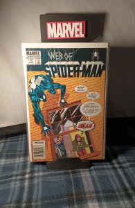 Web of Spider-Man #12 Newsstand Edition (1986)