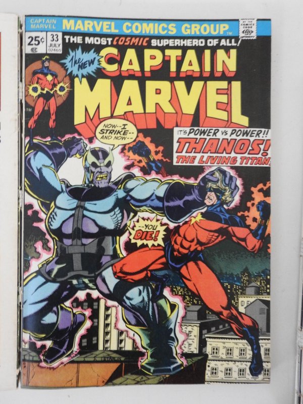 Captain Marvel #13-36 (1973) Solid Run Bound (2) Volumes