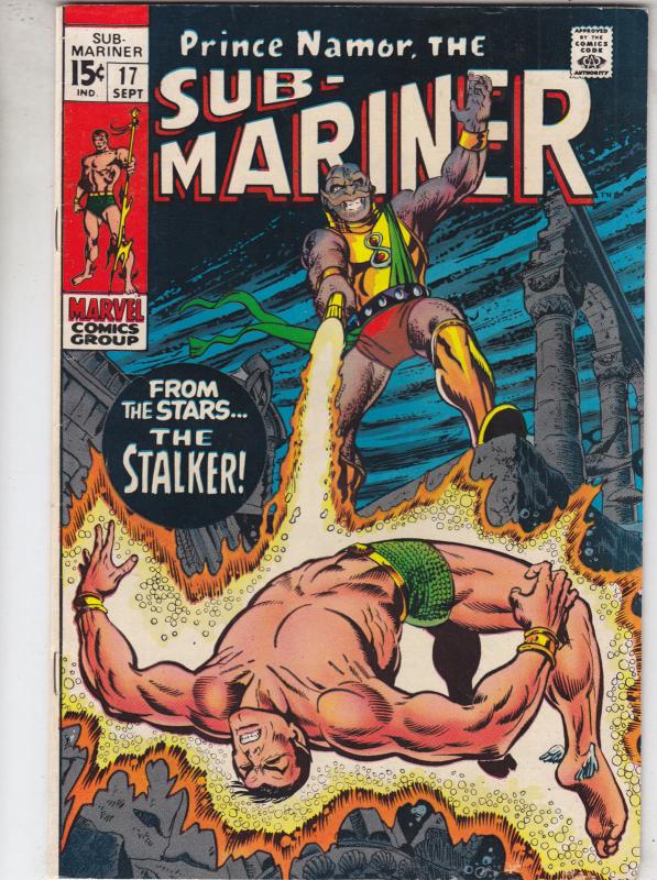 Sub-Mariner 17 strict NM- 9.2 1969  High Grade  Fantastic Four!  more@Kermitspad