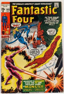 Fantastic Four #105 VF- 7.5 The Monster Stalks the Streets! Just Cleaned