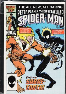 The Spectacular Spider-Man #116 (1986) Spider-Man [Key Issue]