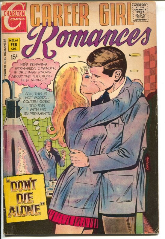 Career Girl Romances #61 1971-Don't Die Alone-nurse story-FN